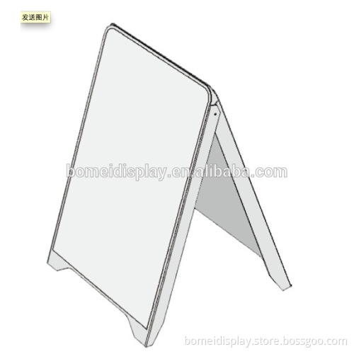 Plastic exhibition stand outside,outdoor poster stand